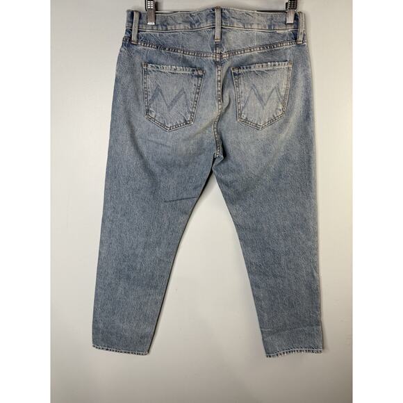 MOTHER Mens Stubbie Chaser Shoo! Wash Size 30 Ankle Jeans Button Fly Light Wash - Picture 6 of 14